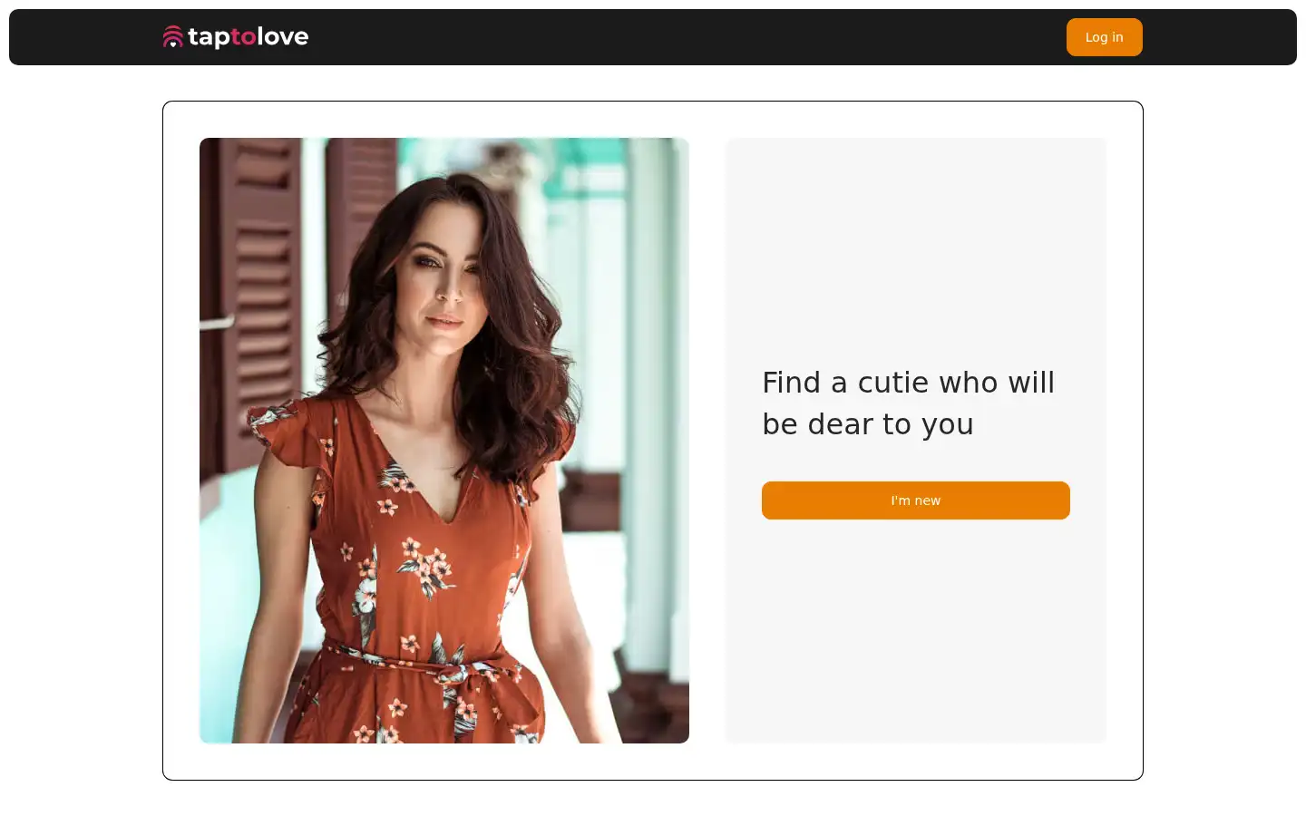 Screenshot of taptolove.com