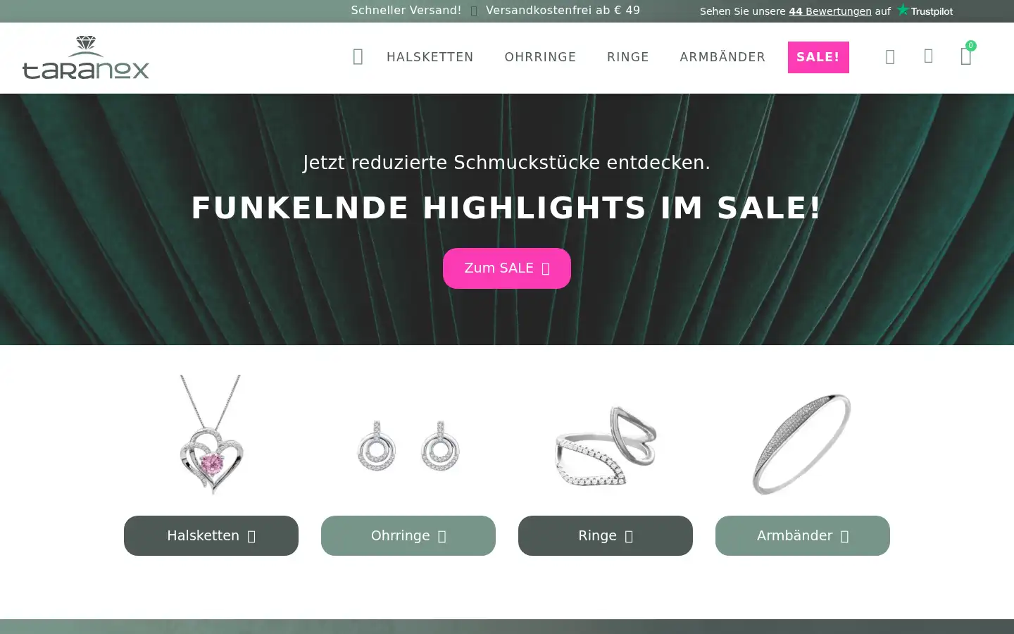 Screenshot of taranox.de