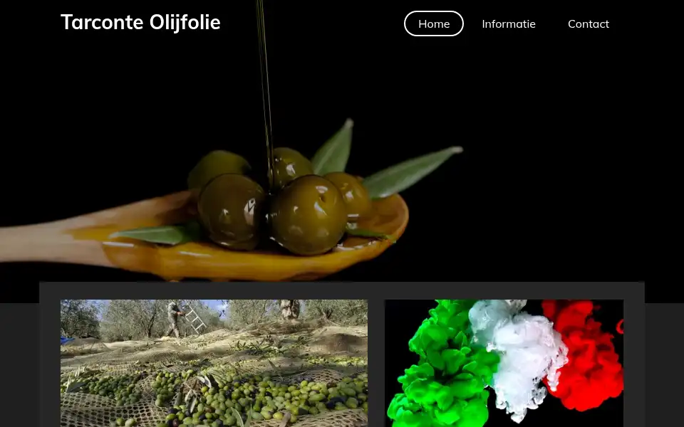 Screenshot of tarconte.nl