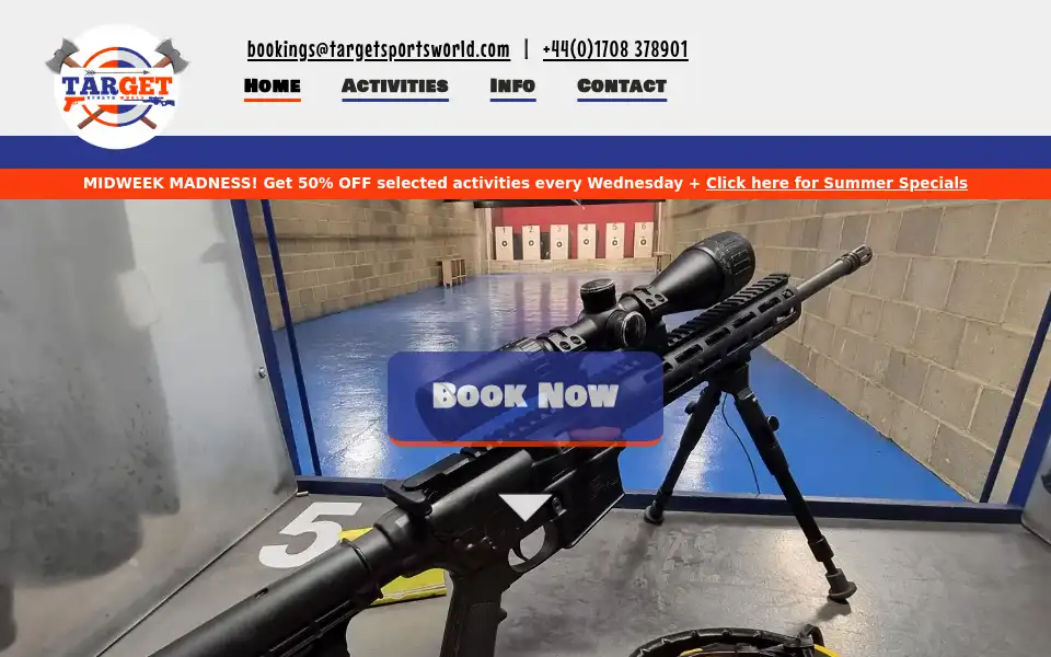 Screenshot of targetsportsworld.com
