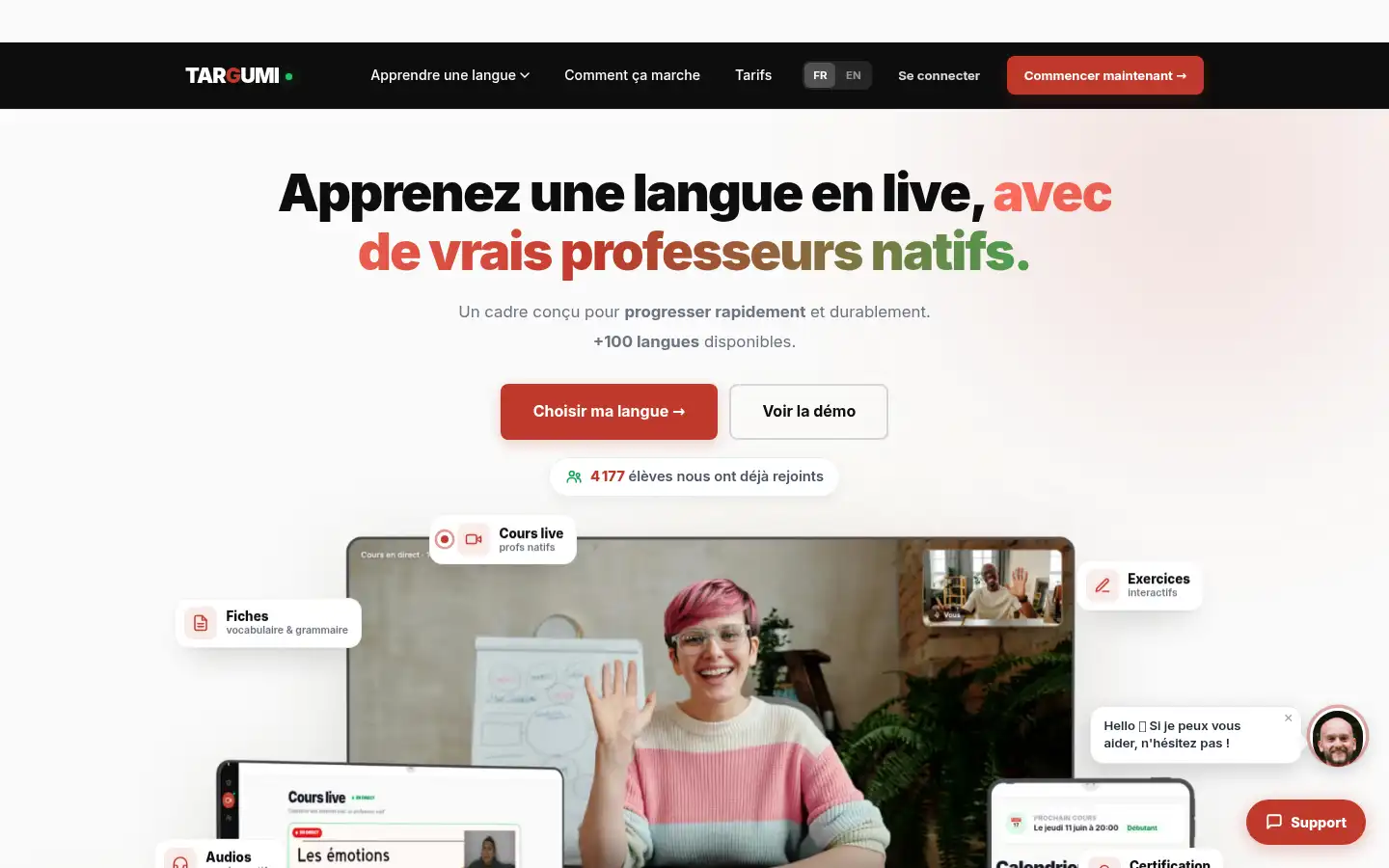 Screenshot of targumi.com