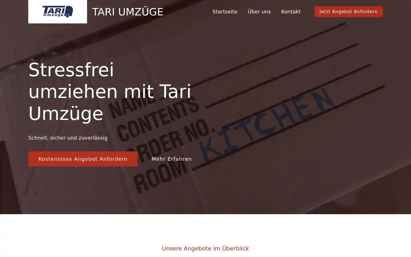 Screenshot of tari-umzuege.de