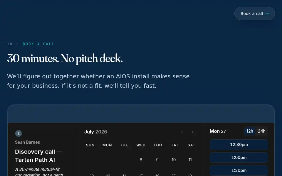 Screenshot of tartanpathai.com