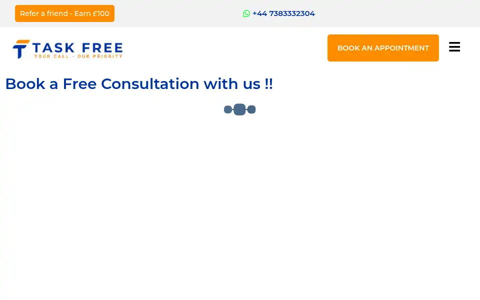 Screenshot of taskfree.co.uk