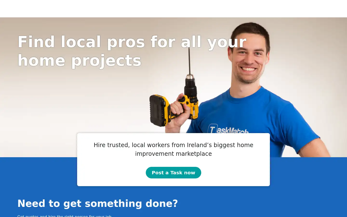 Screenshot of taskmatch.ie