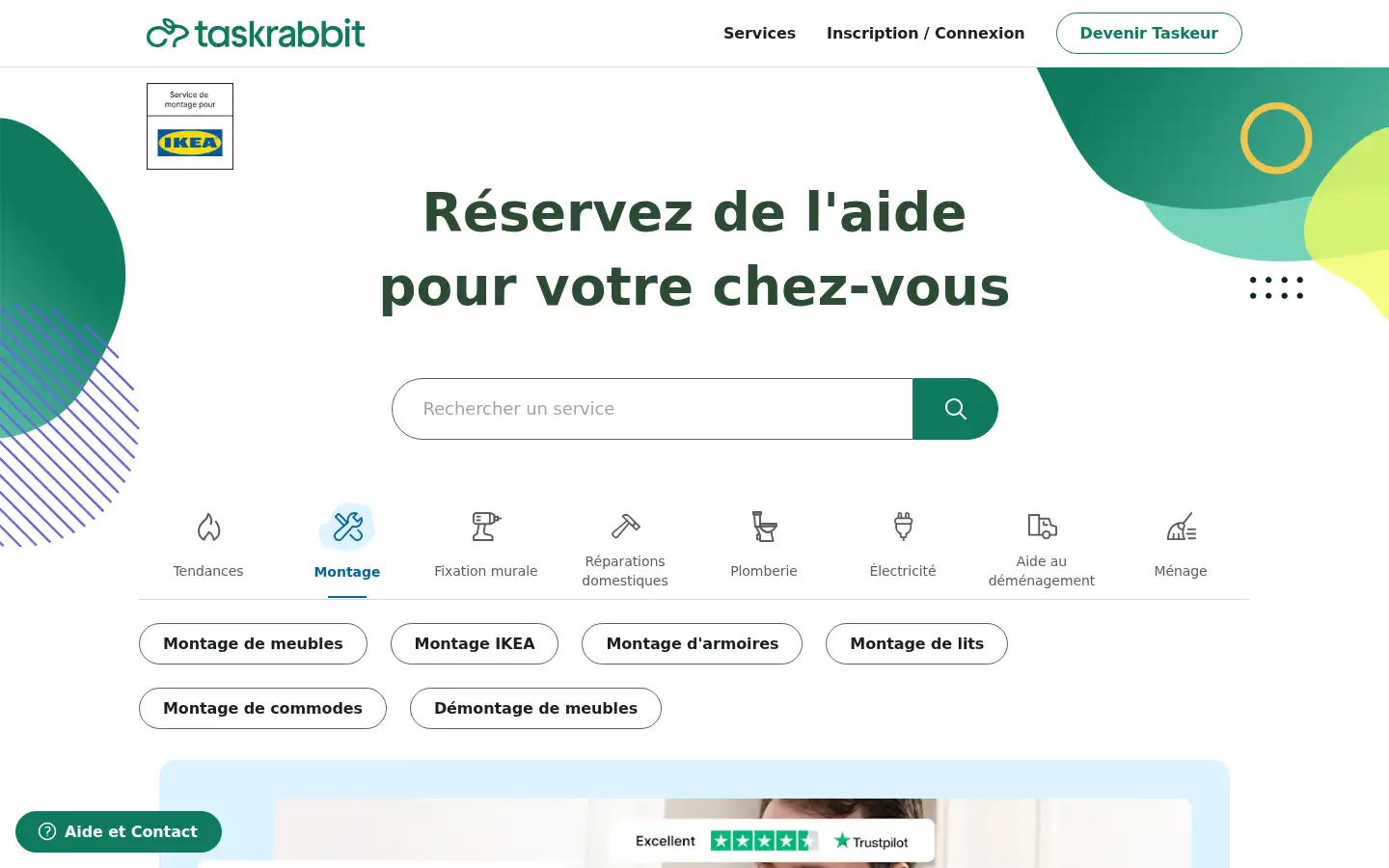 Screenshot of taskrabbit.fr
