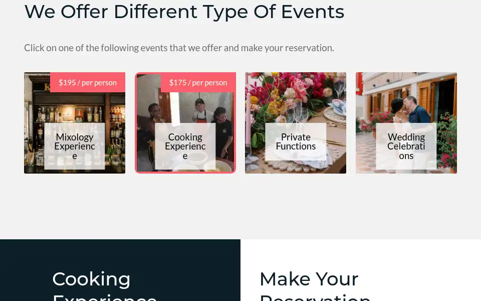 Screenshot of tastemyaruba.com