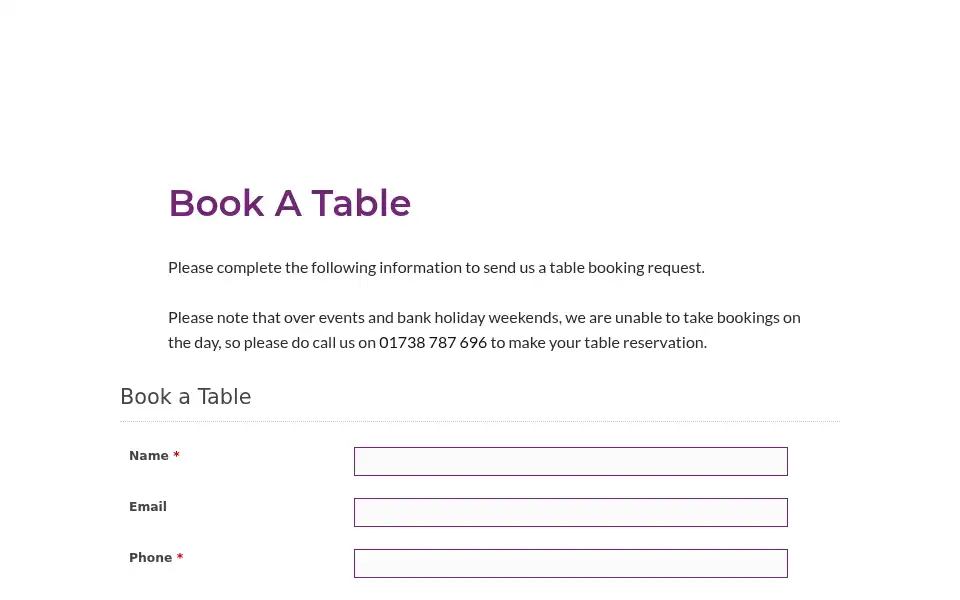 Screenshot of tasteperthshire.co.uk