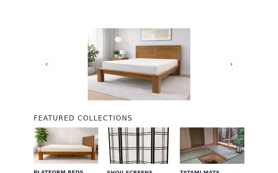 Screenshot of tatamiroom.com