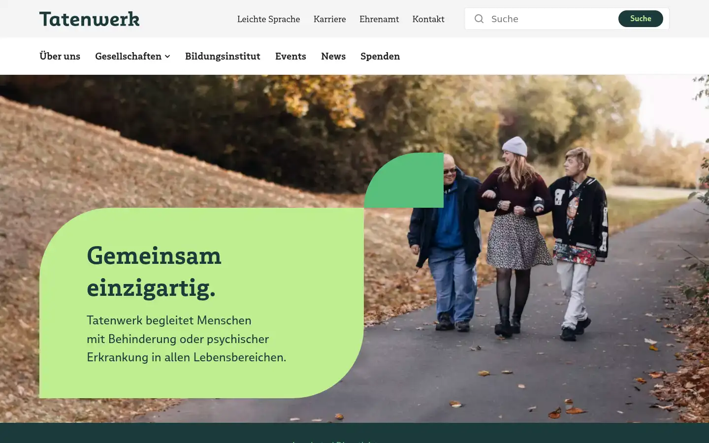 Screenshot of tatenwerk.social