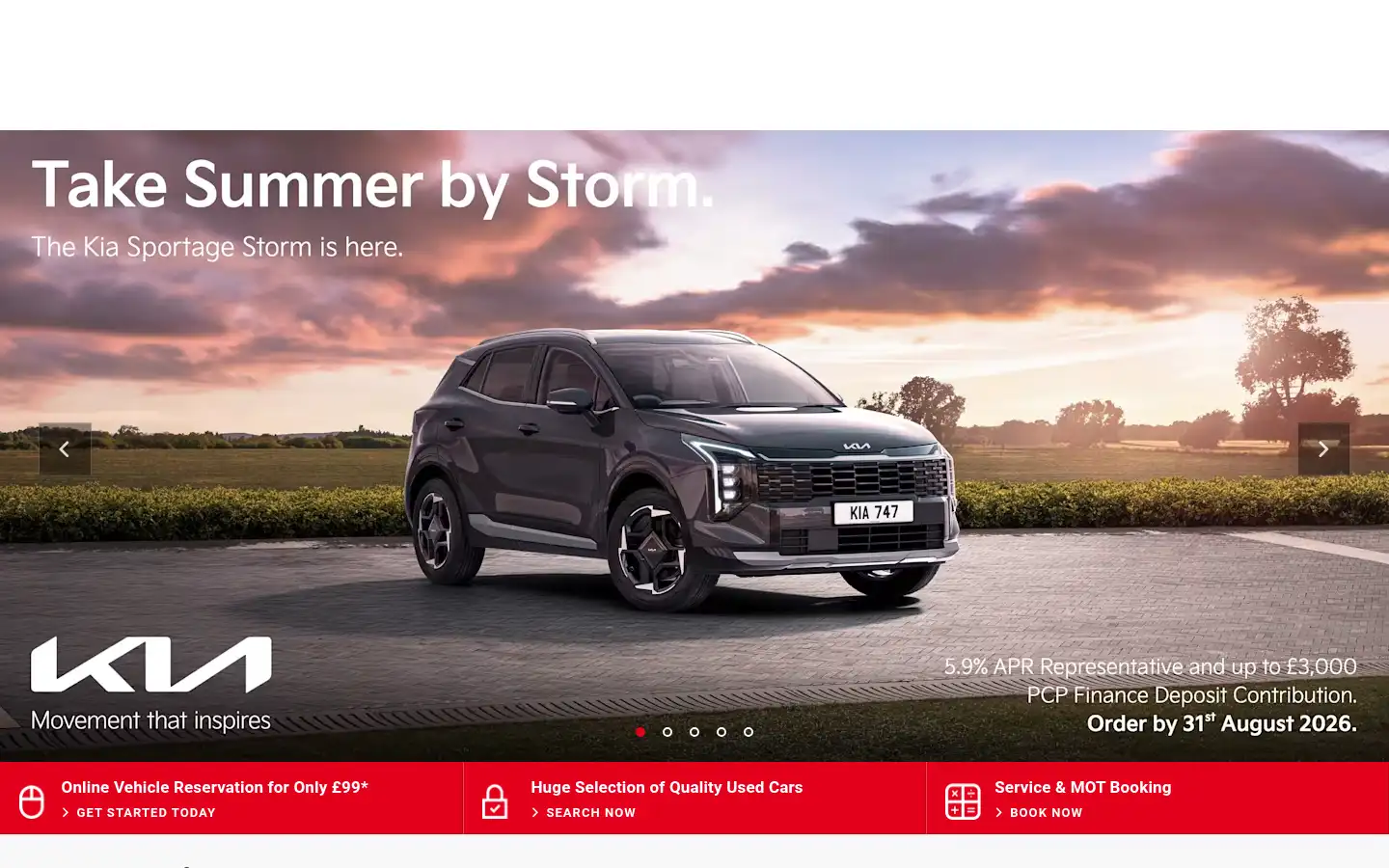 Screenshot of tatescars.co.uk