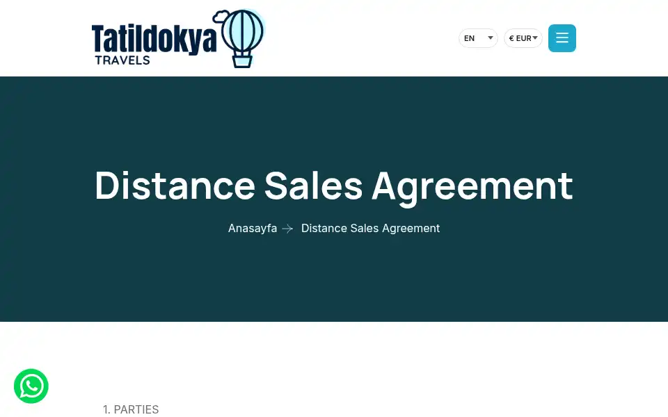 Screenshot of tatildokya.com