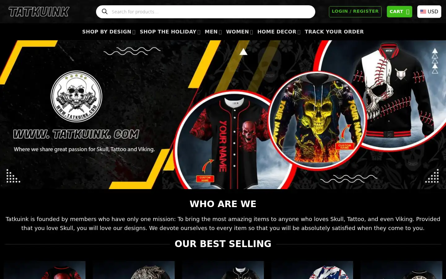 Screenshot of tatkuink.com