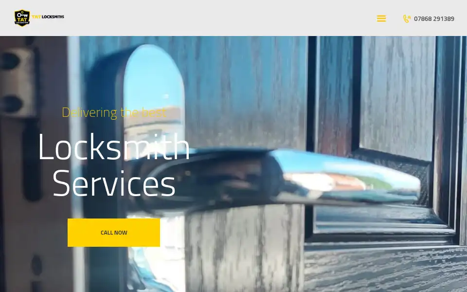 Screenshot of tatlocksmiths.co.uk