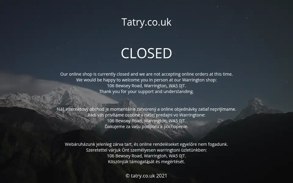 Screenshot of tatry.co.uk