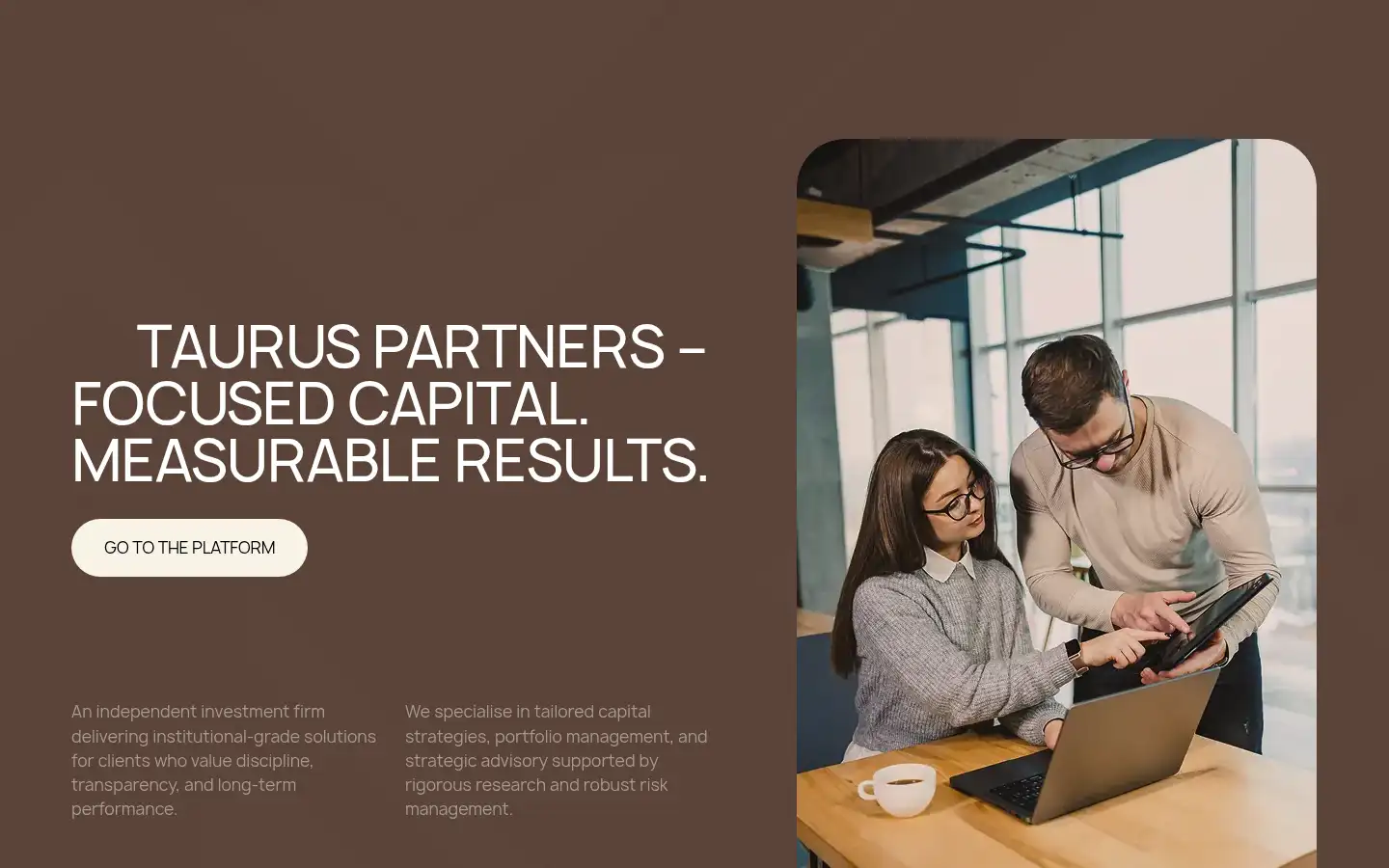 Screenshot of tauruspartners.co