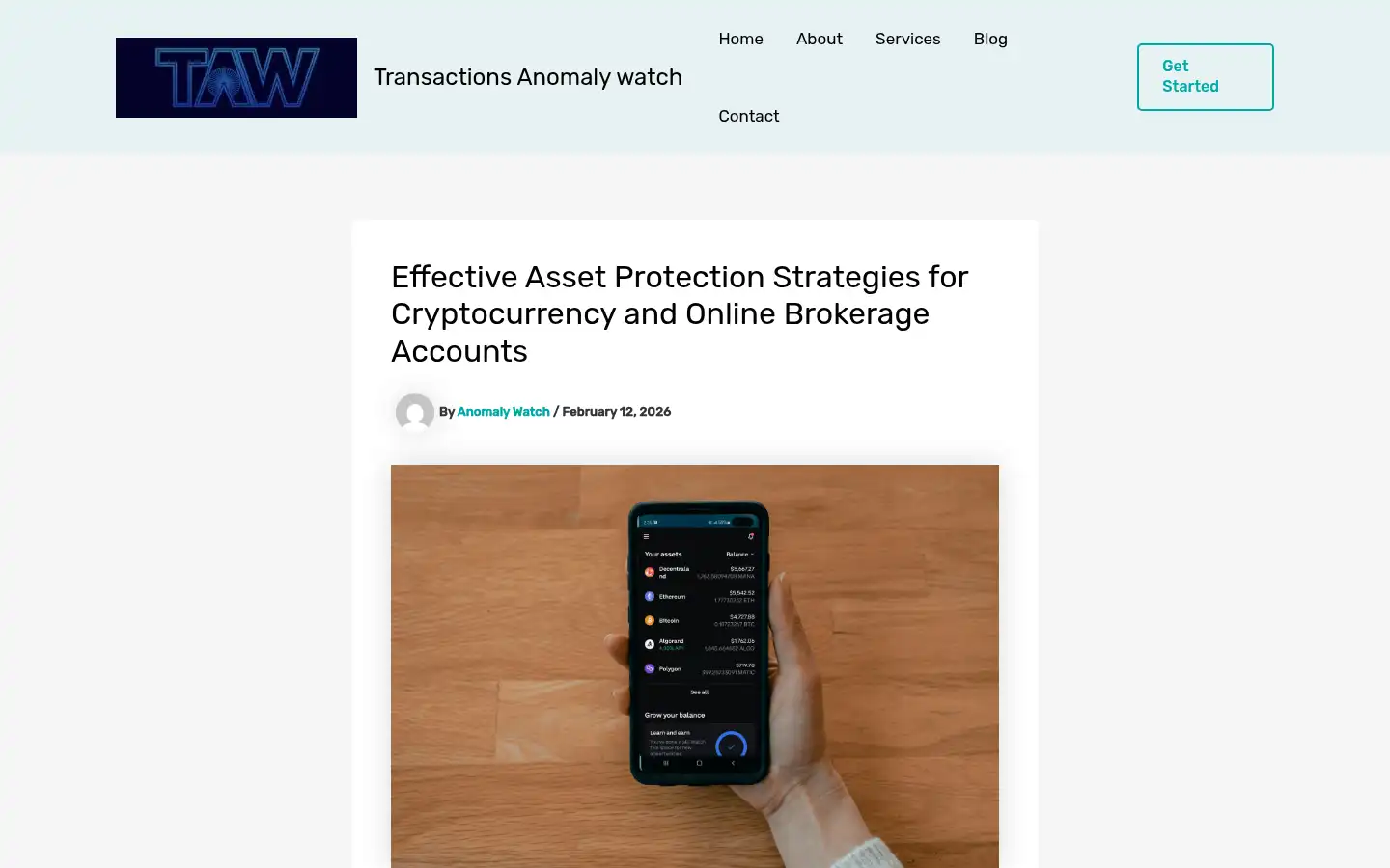 Screenshot of taw.solutions