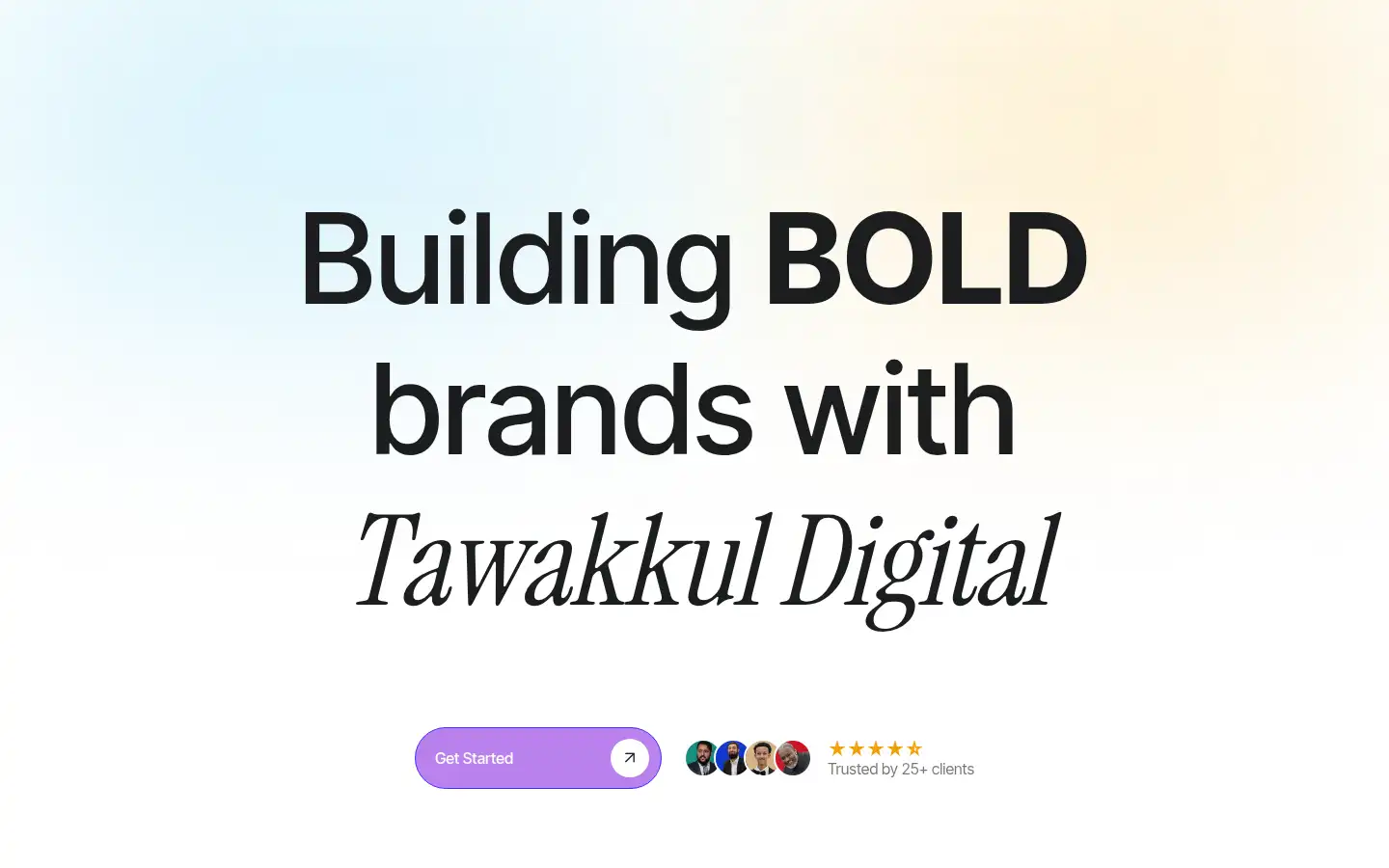 Screenshot of tawakkuldigital.com