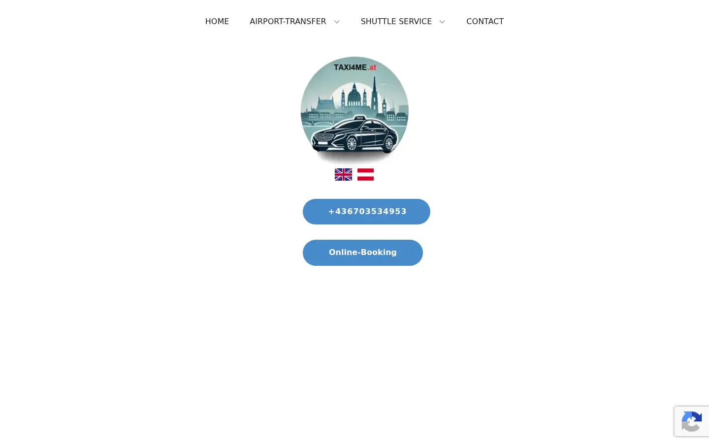 Screenshot of taxi4me.at