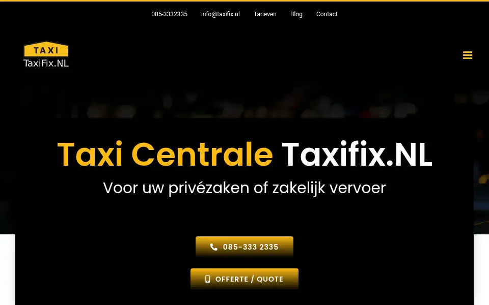Screenshot of taxifix.nl