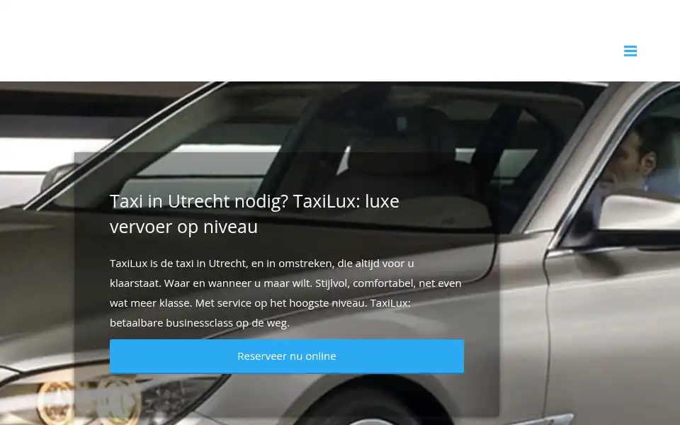 Screenshot of taxilux.nl