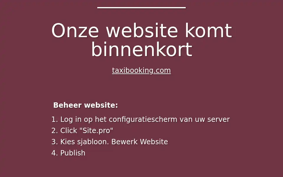 Screenshot of taxiservicecab.nl
