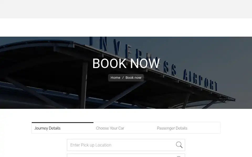 Screenshot of taxisinverness.com