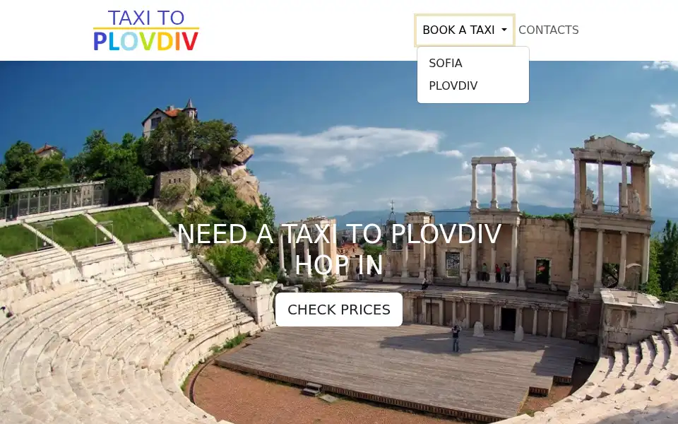 Screenshot of taxitoplovdiv.com