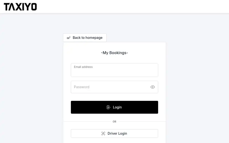 Screenshot of taxiyo.com