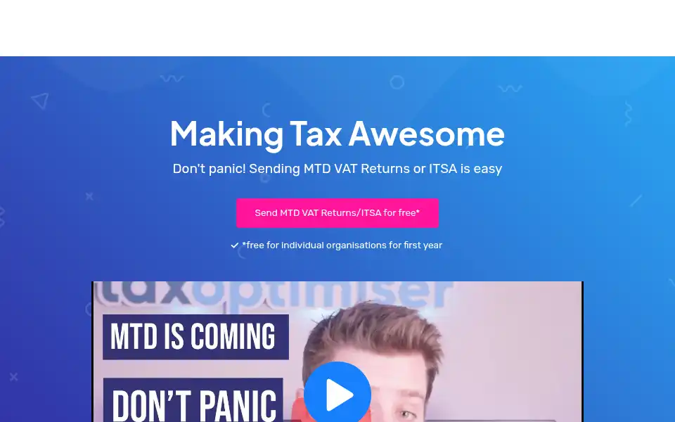 Screenshot of taxoptimiser.co.uk