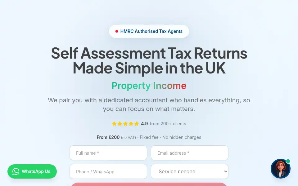Screenshot of taxpathuk.co.uk