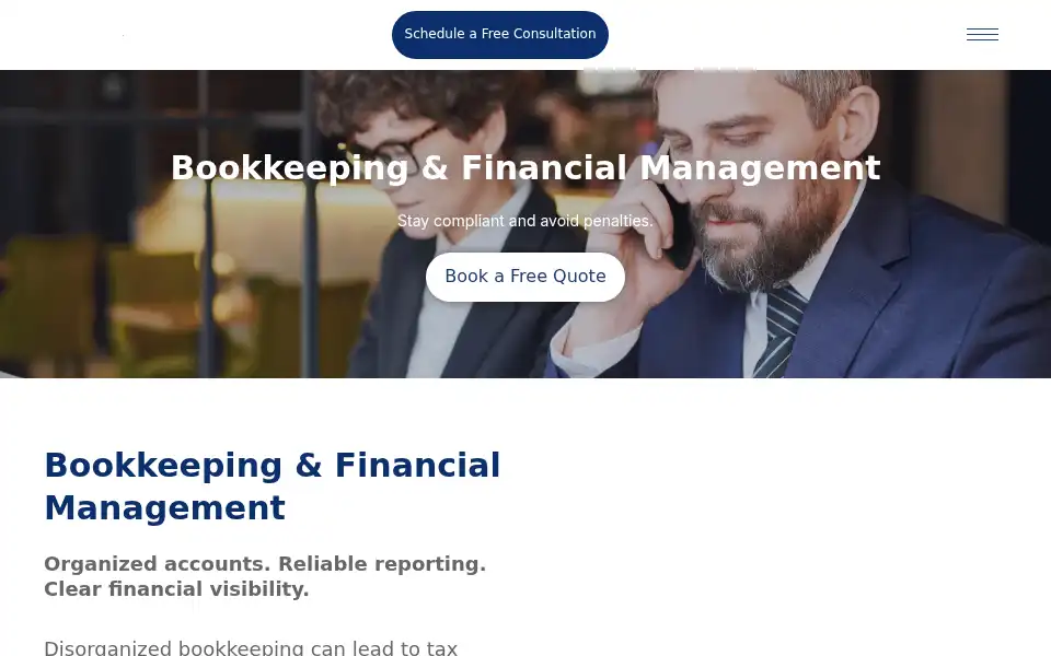 Screenshot of taxrecon.ca