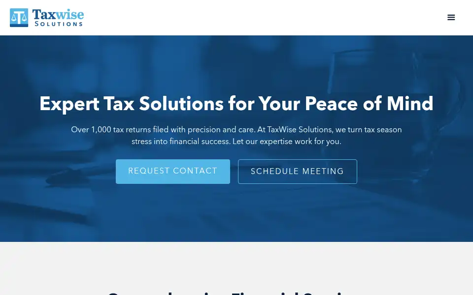 Screenshot of taxwise.solutions