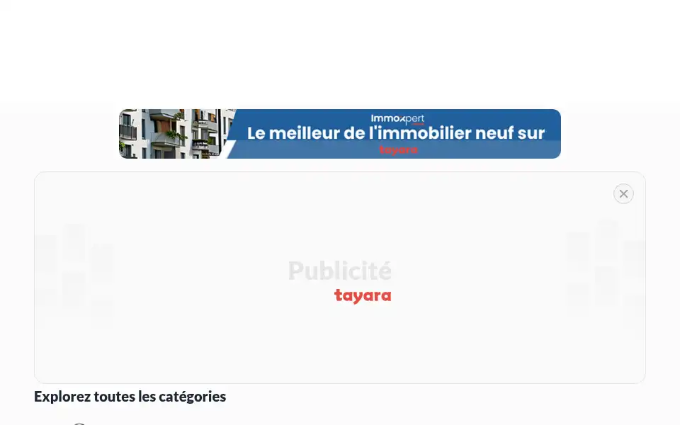Screenshot of tayara.tn