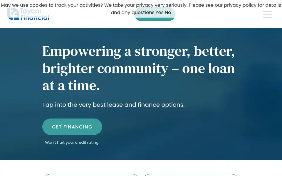 Screenshot of taycor.com