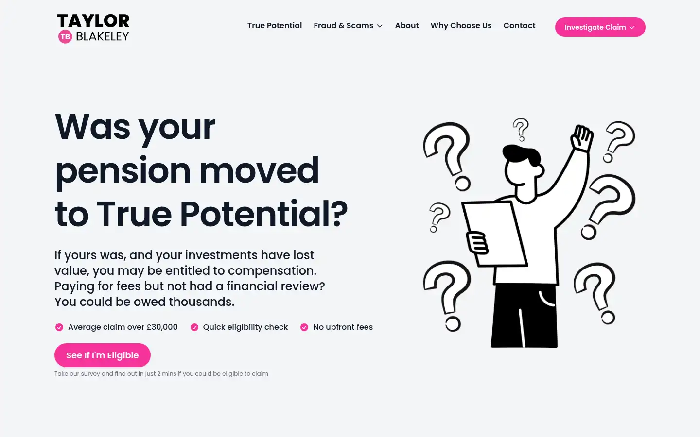 Screenshot of taylorblakeley.co.uk