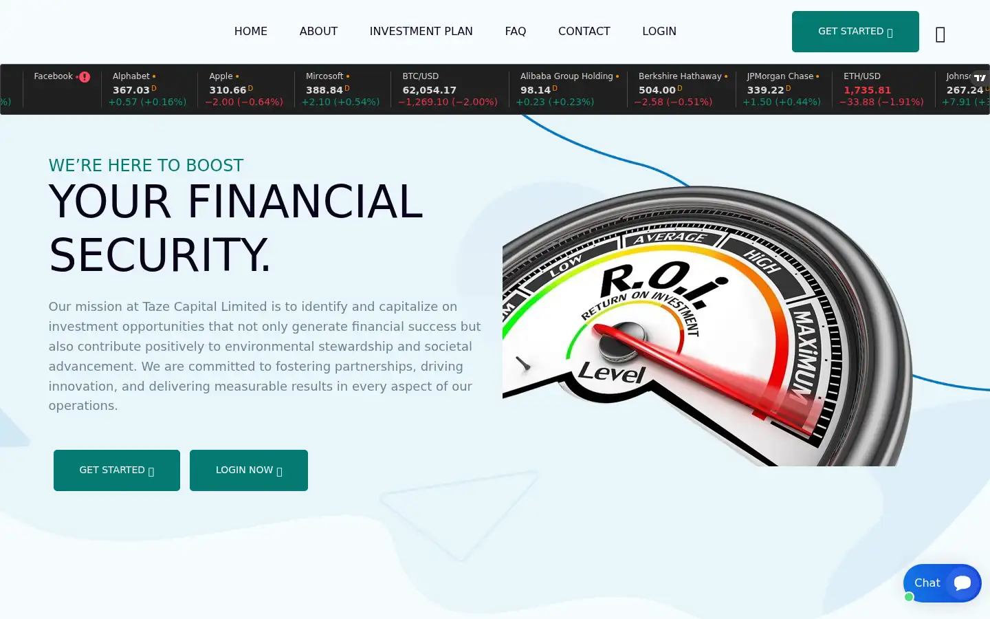 Screenshot of tazecaplimited.com