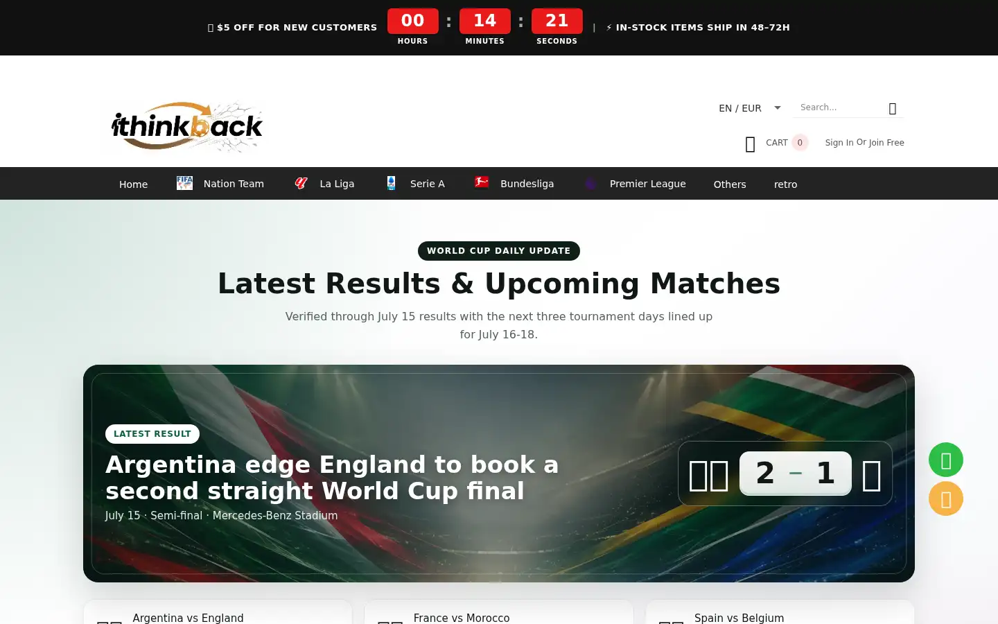 Screenshot of tbjersey.com