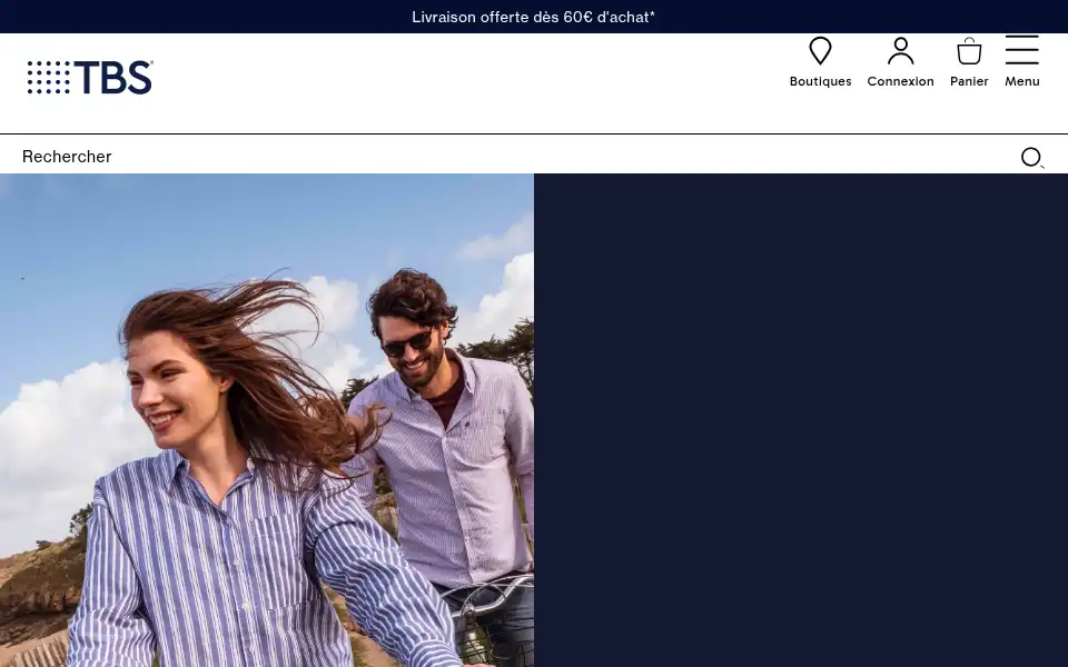 Screenshot of tbs.fr