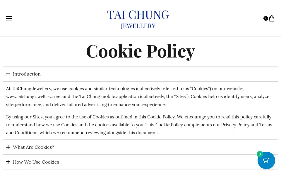 Screenshot of tcjewellery.com