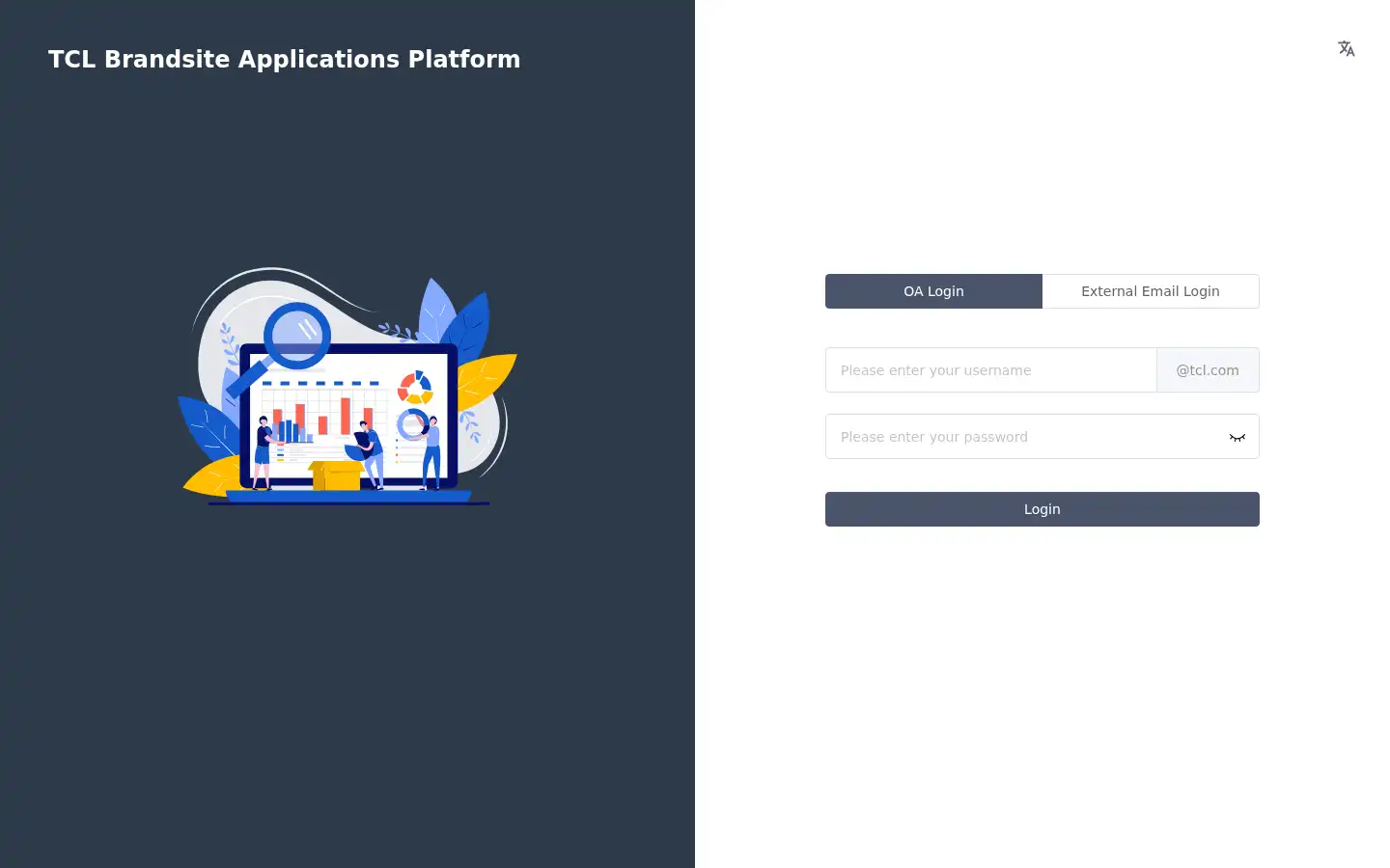 Screenshot of tcl.eu