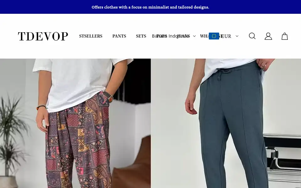 Screenshot of tdevop.com