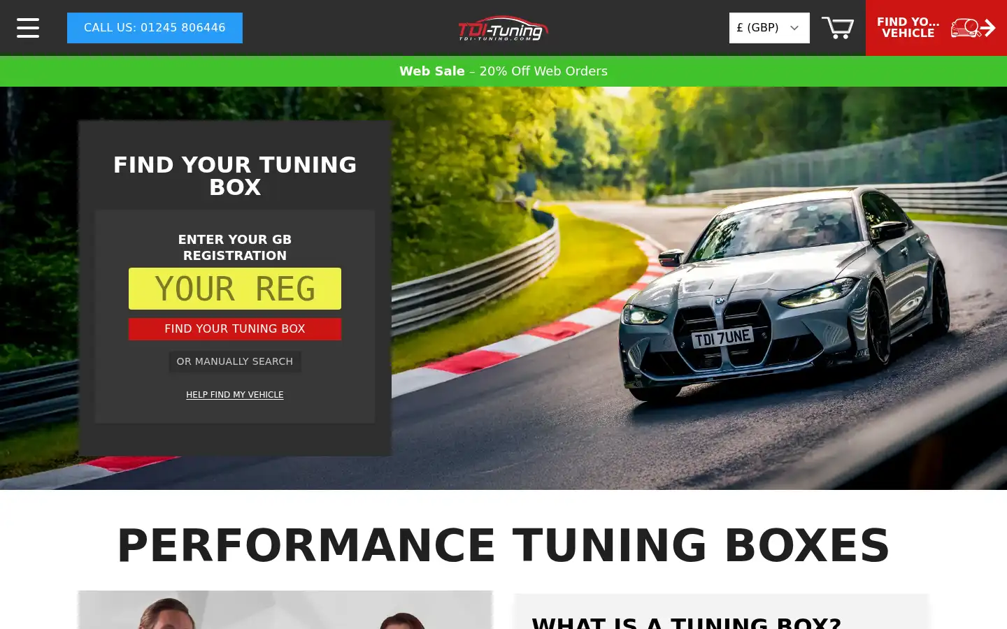 Screenshot of tdi-tuning.com