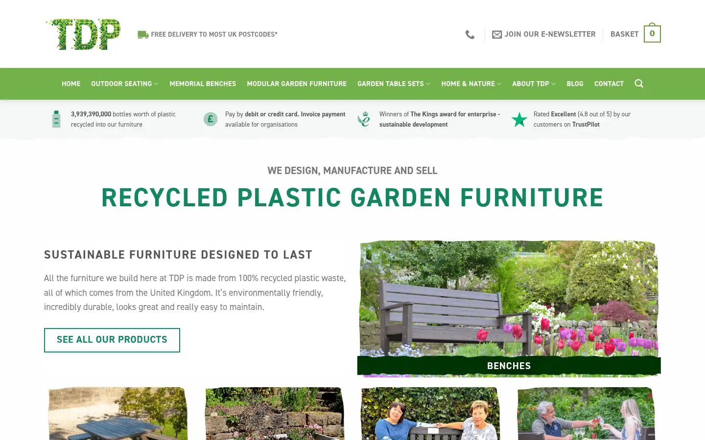 Screenshot of tdp.co.uk