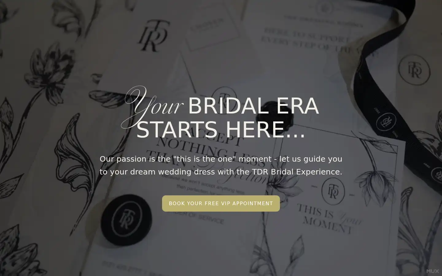 Screenshot of tdr-bridal.co.uk