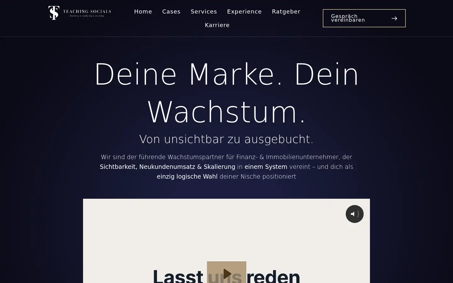 Screenshot of teachingsocials.de