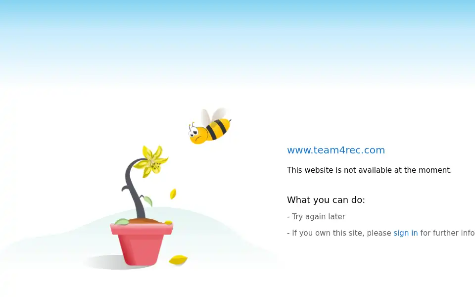 Screenshot of team4rec.com