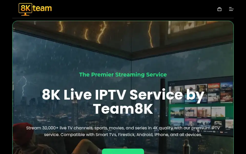 Screenshot of team8k.com