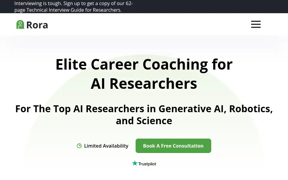 Screenshot of teamrora.com