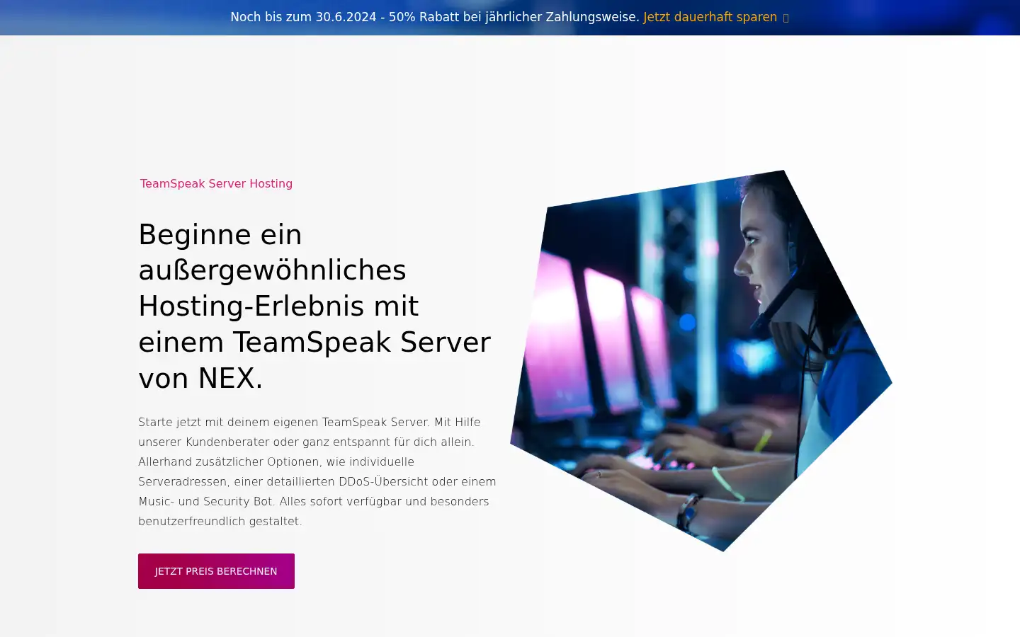 Screenshot of teamspeak3.de